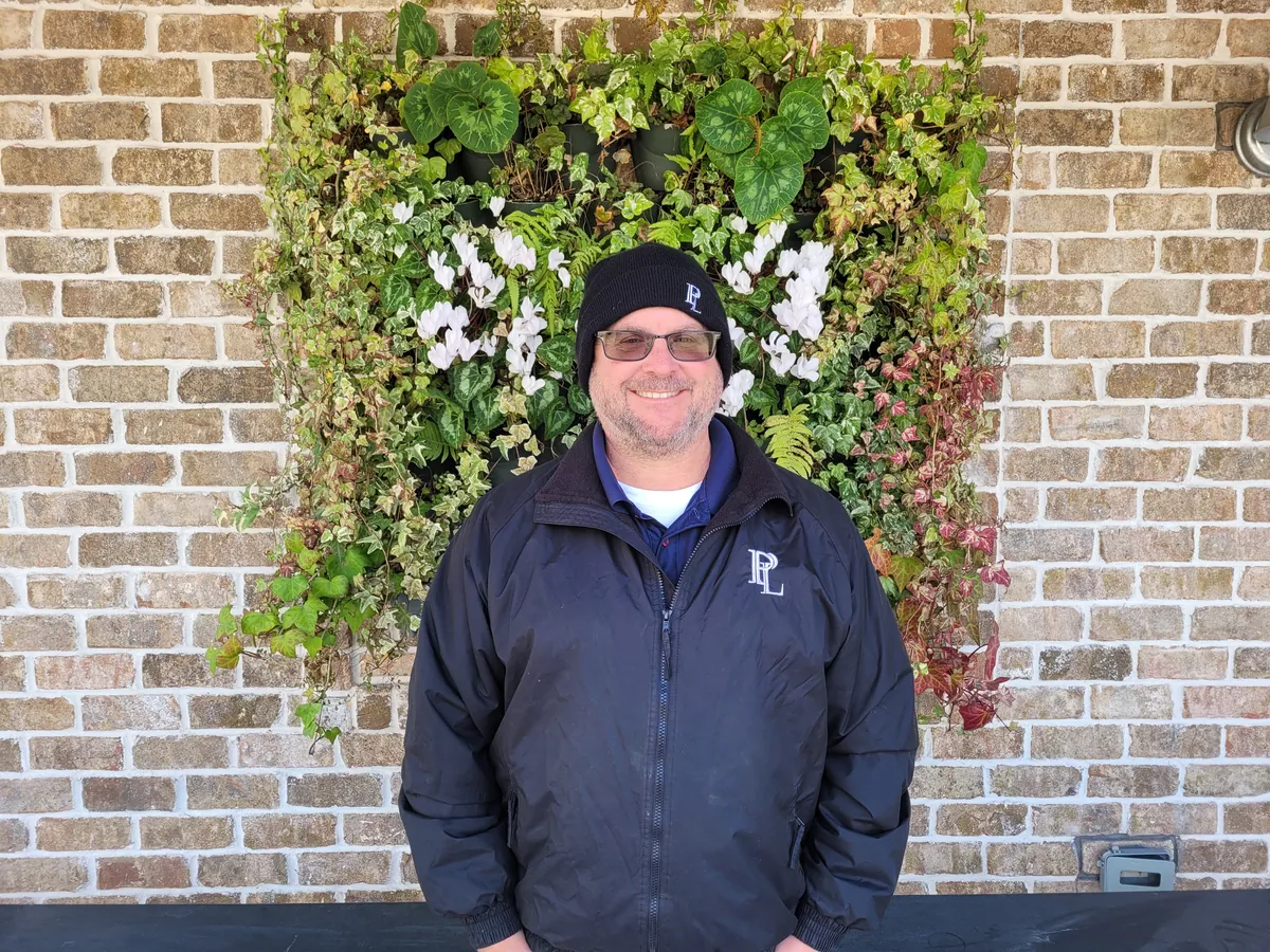 William Hampton, owner of Priority Landscaping